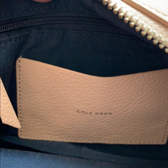 Cole Hann pink pebbled leather mini crossbody bag - Picture 10 of 14